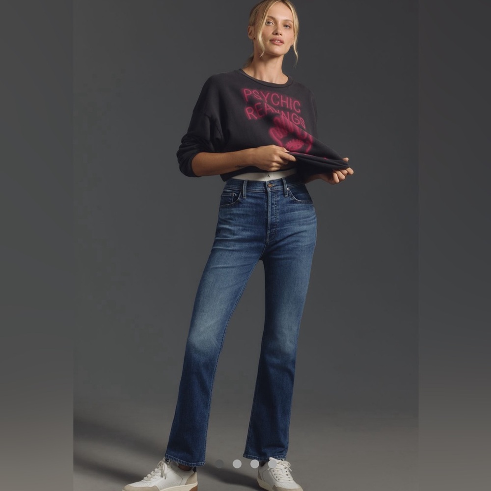 MOTHER The Tripper High Rise Flood Jeans Size 30
